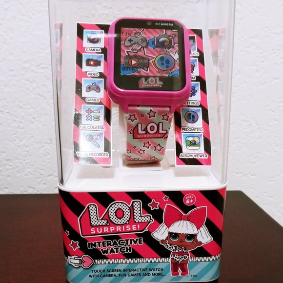 New LOL Interactive Watch Touch Screen Camera Fun Games Ages 6+ - Picture 1 of 7